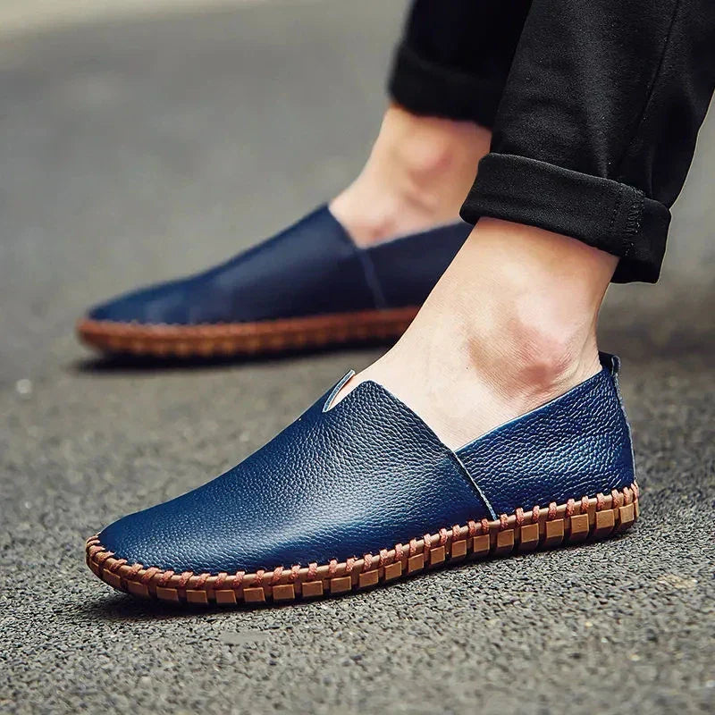 Elegante, atmungsaktive Loafers aus Leder
