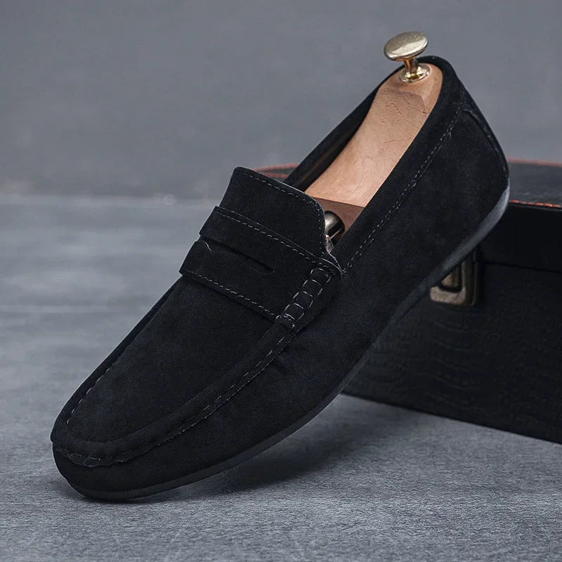 Leichte Herren Loafers aus Wildleder