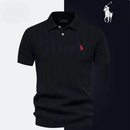 Elegant Knit Polo Shirt™