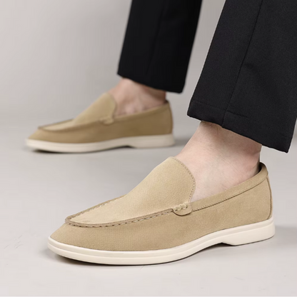 Klassische Wildleder-Loafer