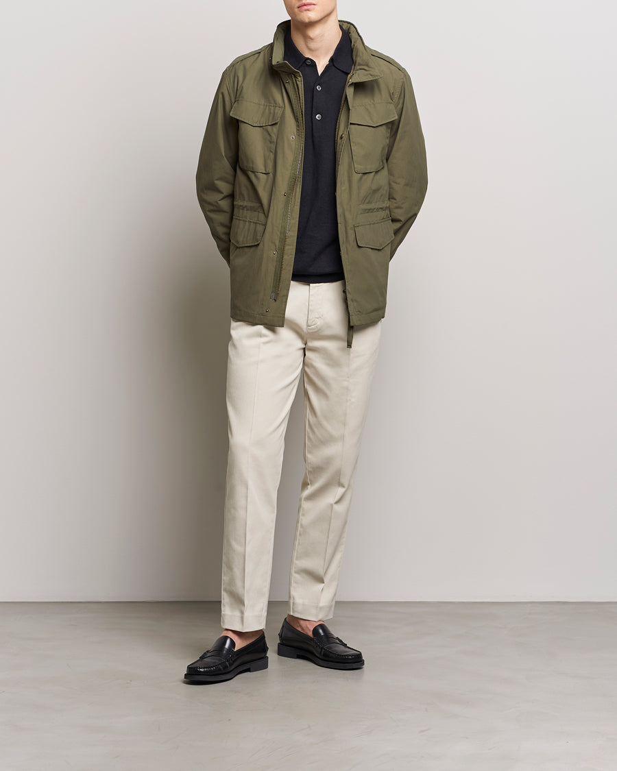 Miller Cotton Lyocell Trousers Oyster