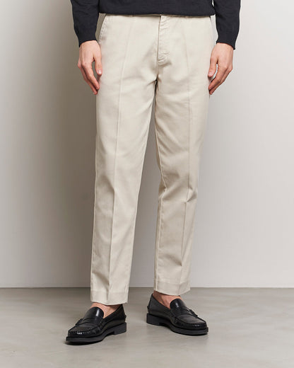 Miller Cotton Lyocell Trousers Oyster