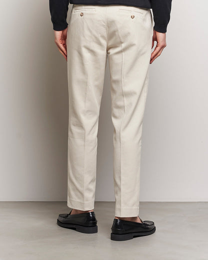 Miller Cotton Lyocell Trousers Oyster