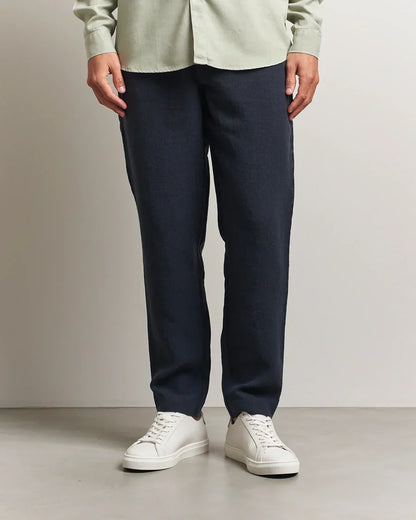 Madu Linen Trousers Navy