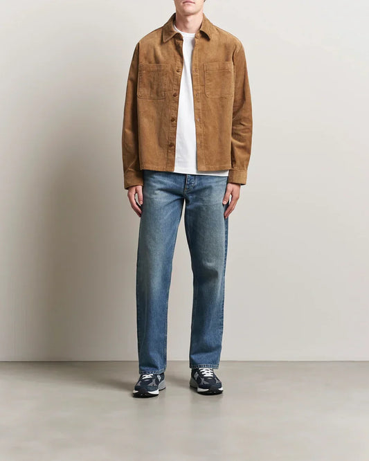 A.P.C. Leon Corduroy Overshirt Brown