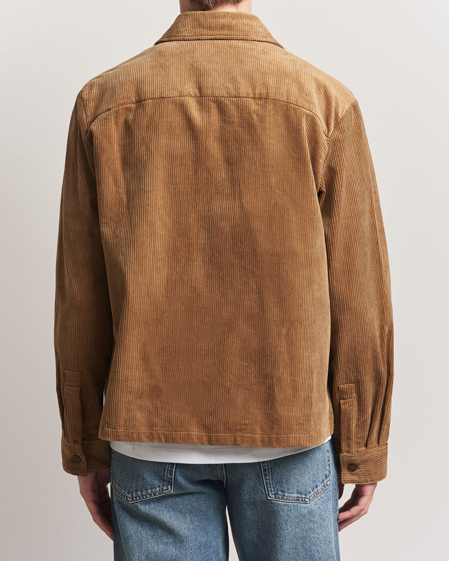 A.P.C. Leon Corduroy Overshirt Brown