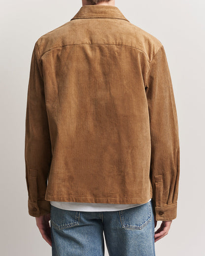 A.P.C. Leon Corduroy Overshirt Brown