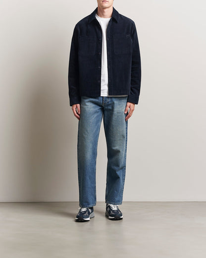 A.P.C. Leon Corduroy Overshirt Dark Navy