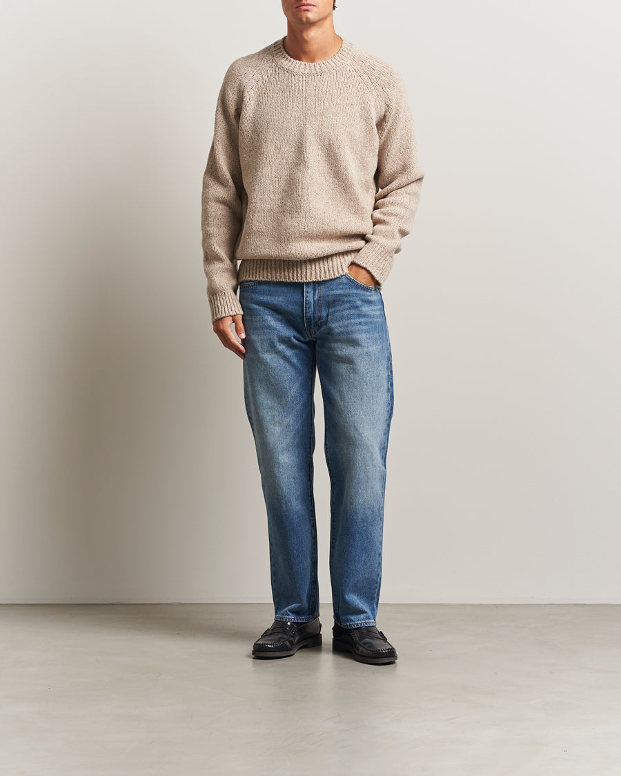 A.P.C. Harris Wool Knitted Sweater Beige
