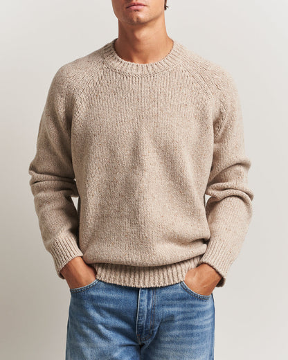 A.P.C. Harris Wool Knitted Sweater Beige