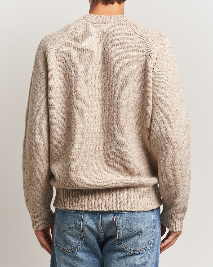 A.P.C. Harris Wool Knitted Sweater Beige