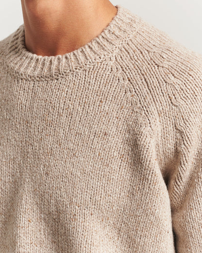 A.P.C. Harris Wool Knitted Sweater Beige
