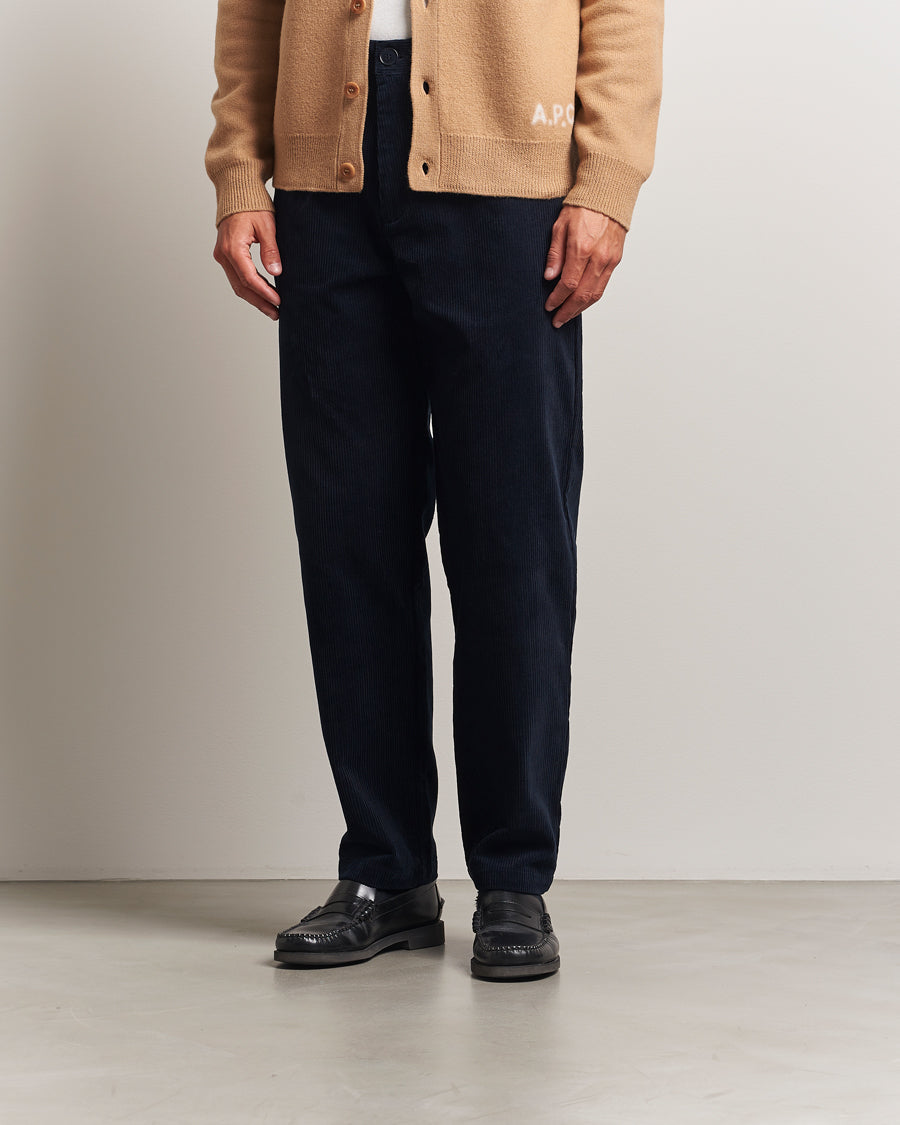 A.P.C. Lawrence Corduroy Trousers Dark Navy