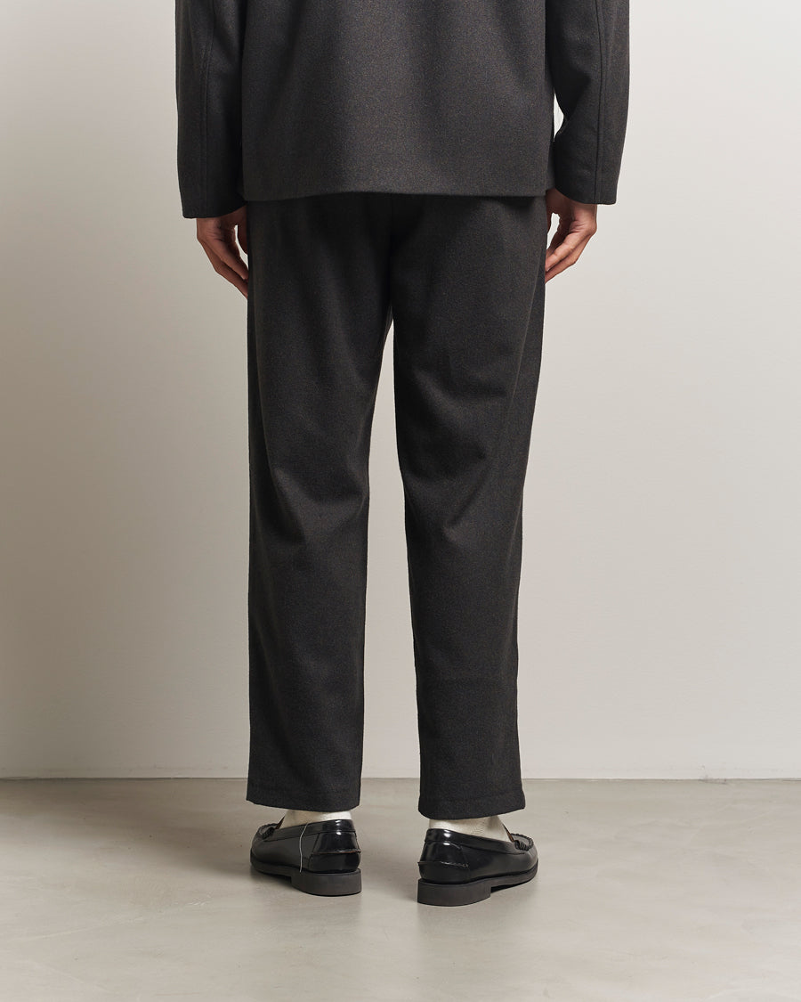A.P.C. Renato Wool Flannel Trousers Dark Brown