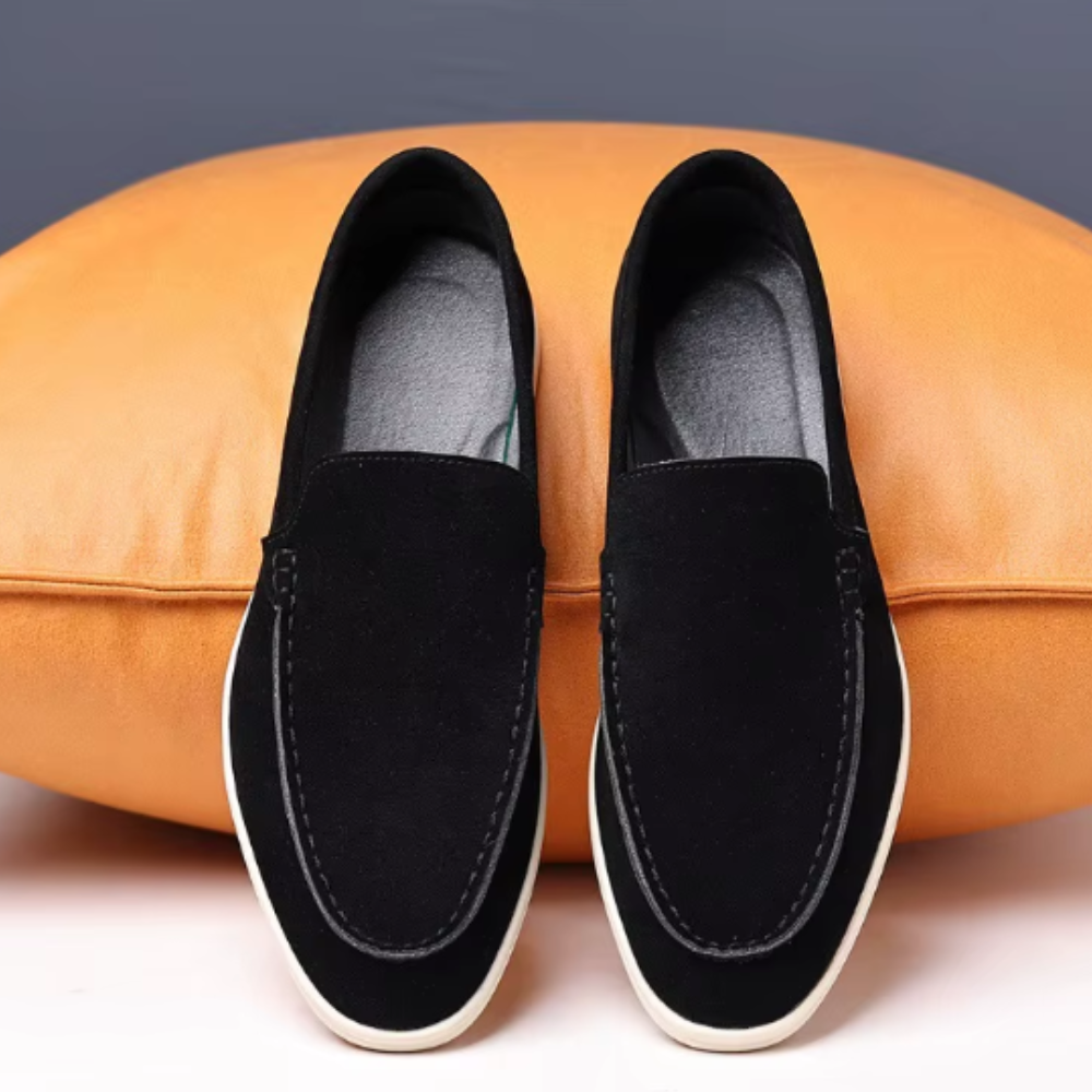 Klassische Wildleder-Loafer