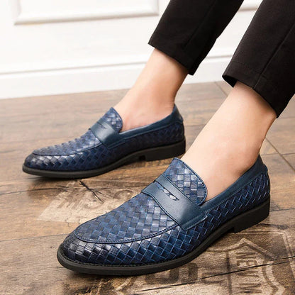 Elegante gewebte Loafers