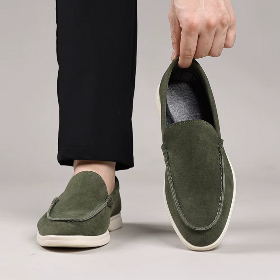 Klassische Wildleder-Loafer