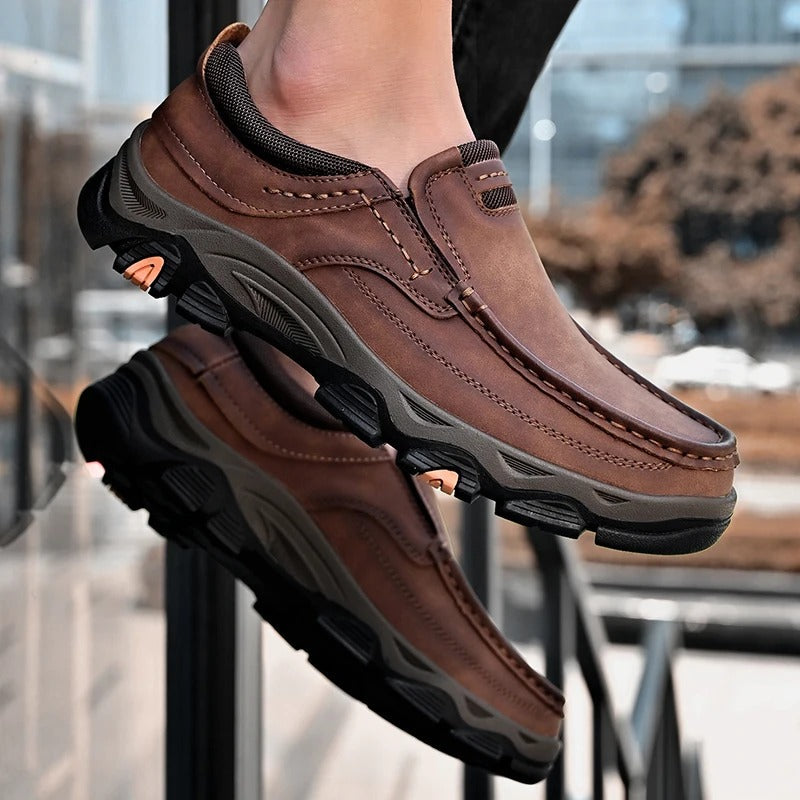 Elegante Lederschuhe zum Hineinschlüpfen