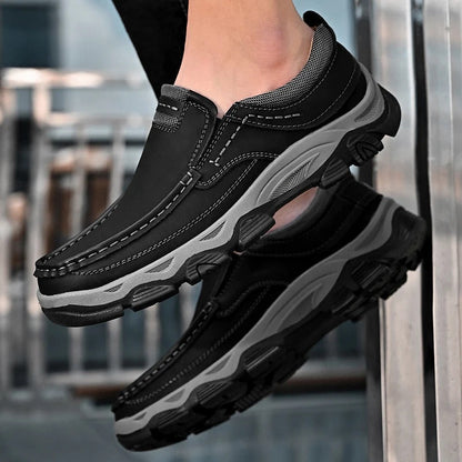 Elegante Lederschuhe zum Hineinschlüpfen