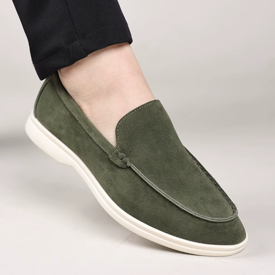Klassische Wildleder-Loafer