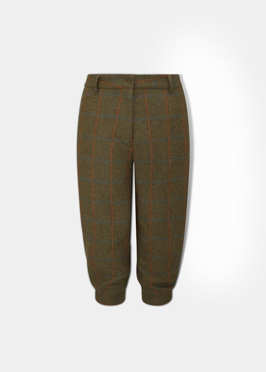 Combrook Ladies Tweed Shooting Breeks In Willow