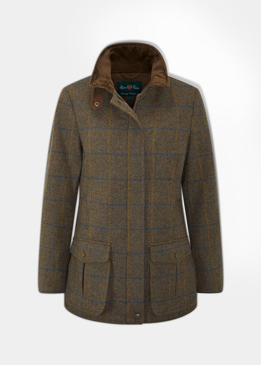 Surrey Ladies Tweed Coat In Seabrook - Regular Fit