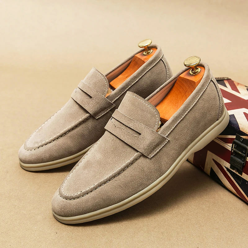 Firenze Chic Loafers aus Wildleder