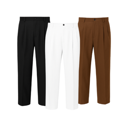 THE STRUCTURED CHINO SET — BUY 1, GET 3