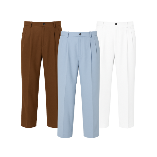 THE STRUCTURED CHINO SET — BUY 1, GET 3