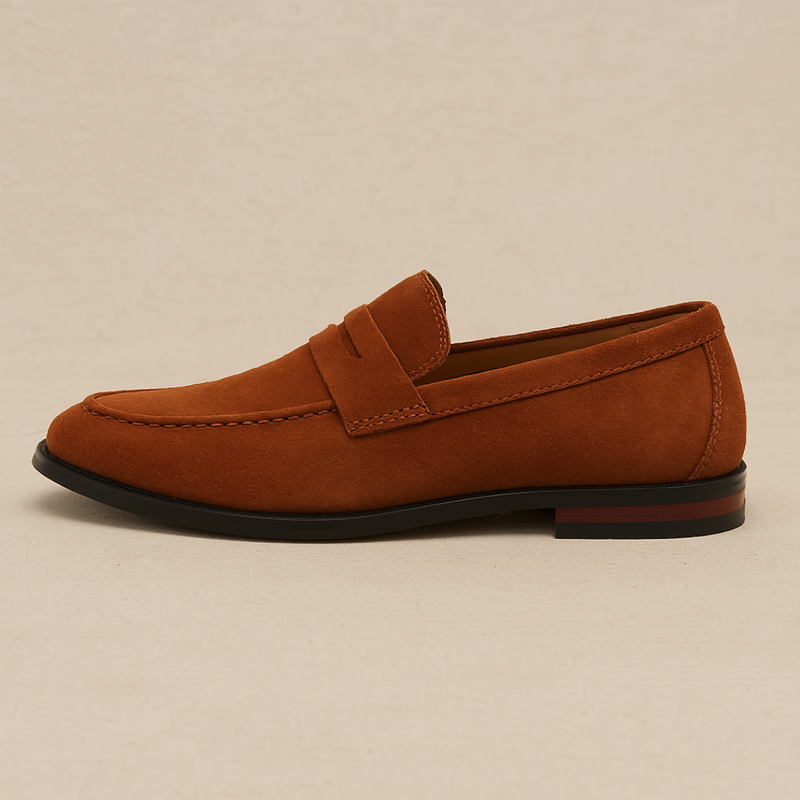 Old Money Penny Loafers aus Wildleder