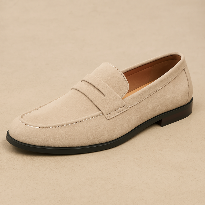 Old Money Penny Loafers aus Wildleder