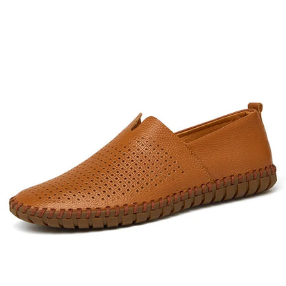 Mykonos Leder-Slipper