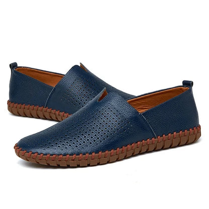 Atmungsaktive Loafer aus Leder
