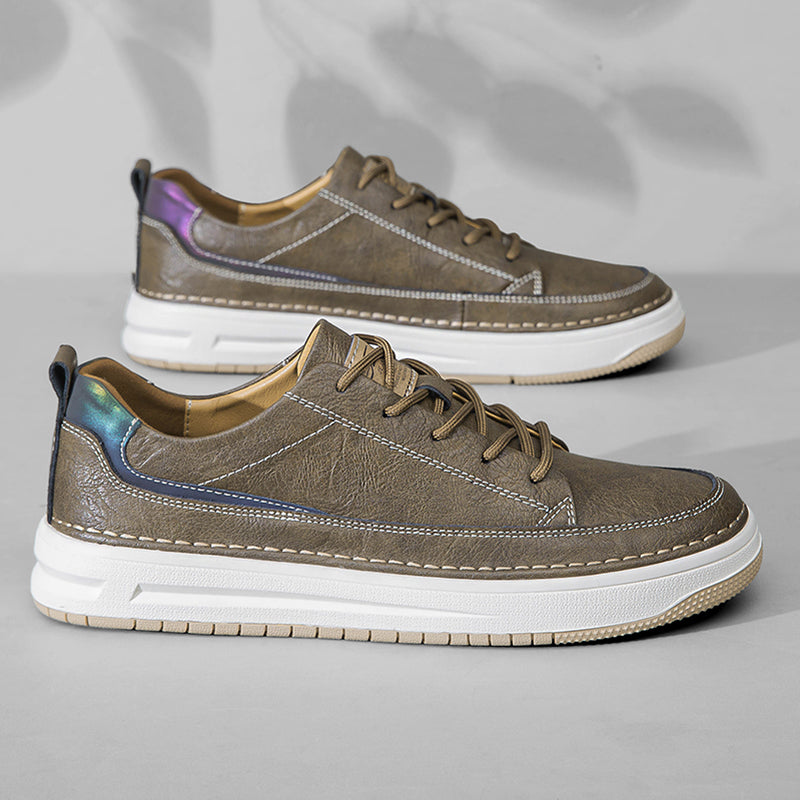 Klassische Leder-Sneakers