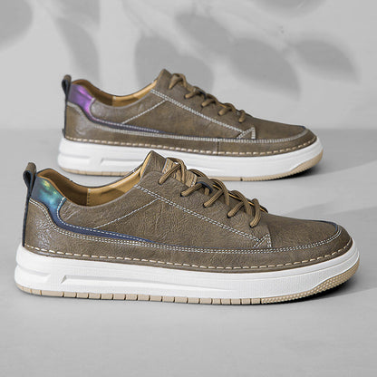 Klassische Leder-Sneakers