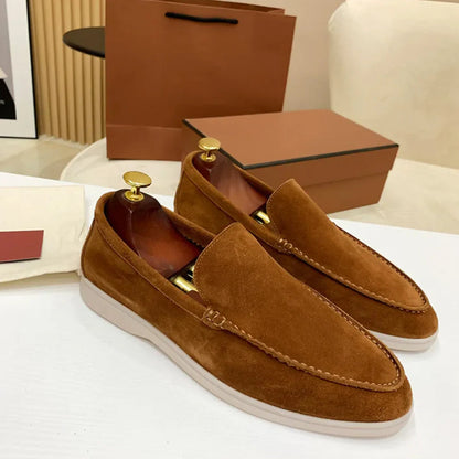 Klassische Wildleder-Loafer