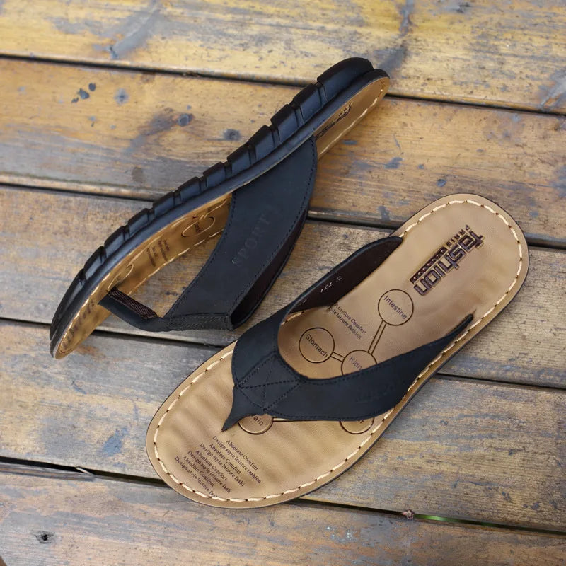 Leder-Sandalen für Männer