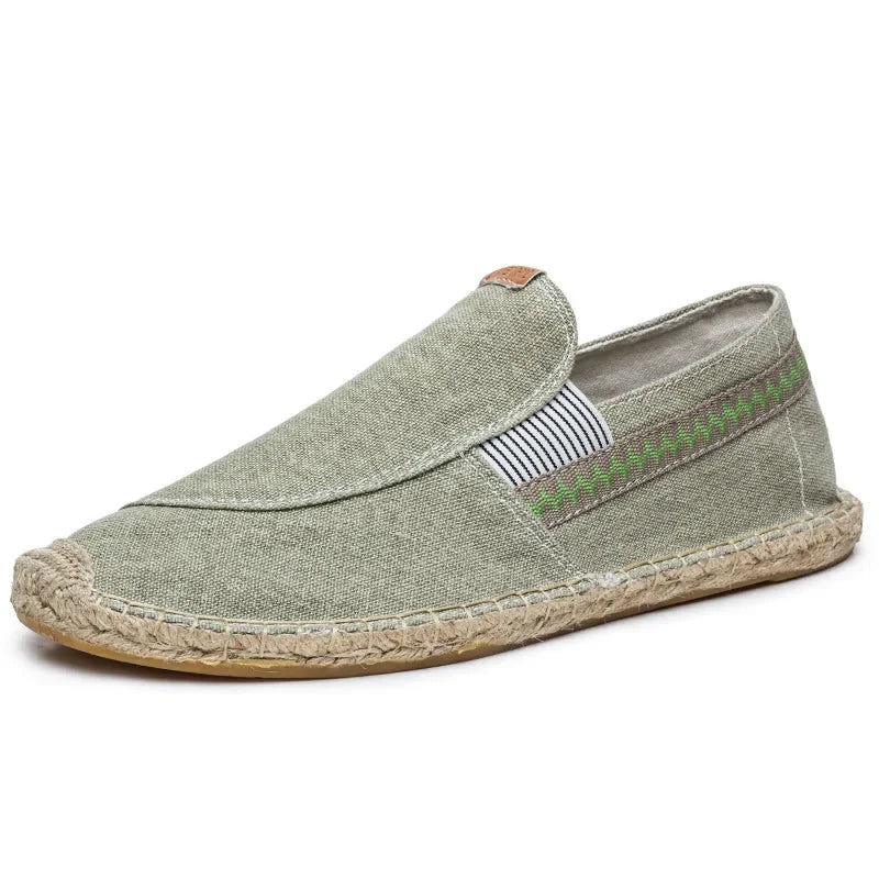 Elegante Espadrilles aus Leinen