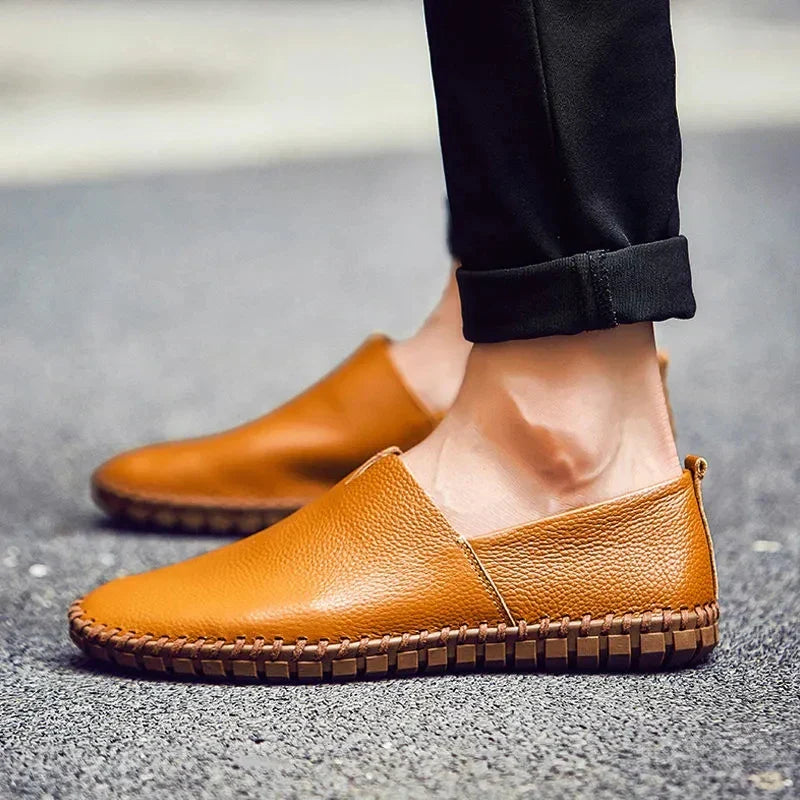 Elegante, atmungsaktive Loafers aus Leder