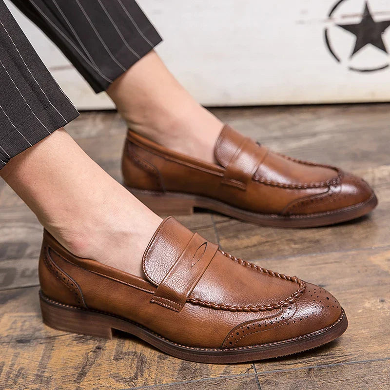 Schicke Leder-Loafer