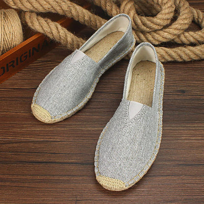 Lässige Espadrilles aus Segeltuch