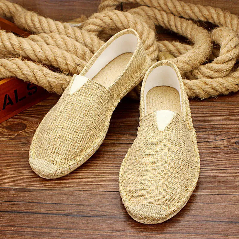 Lässige Espadrilles aus Segeltuch