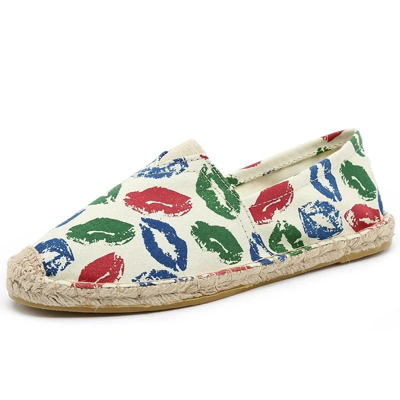 Elegante Espadrilles aus Canvas