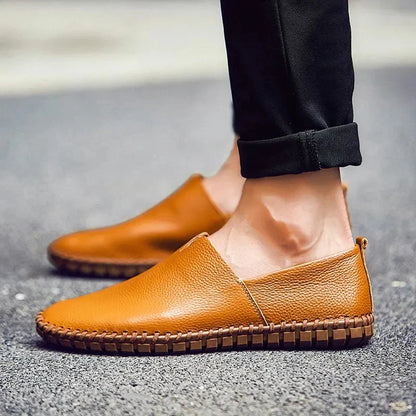 Atmungsaktive Loafer aus Leder