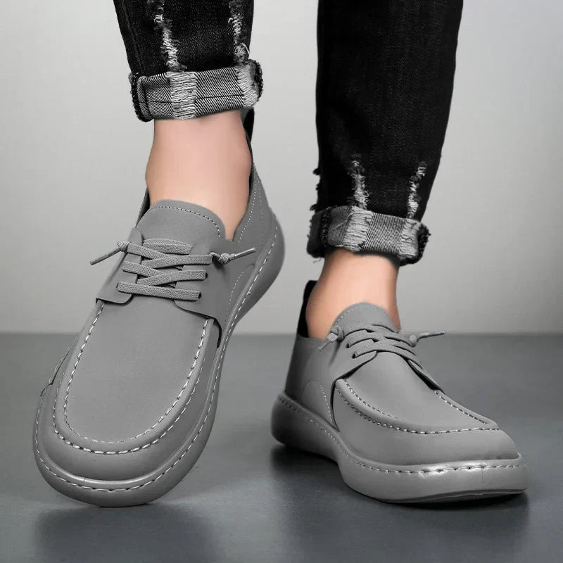 Klassische italienische Leder-Sneakers