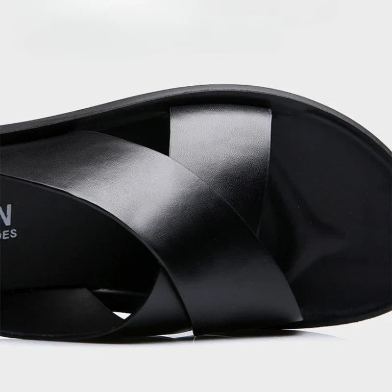 Elegante Ledersandalen