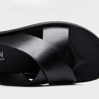 Elegante Ledersandalen