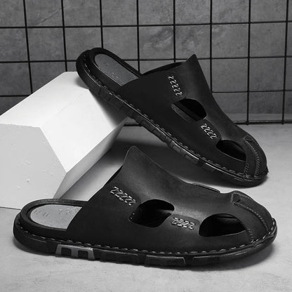 Leder-Sandalen