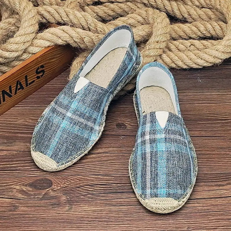 Lässige Espadrilles aus Segeltuch