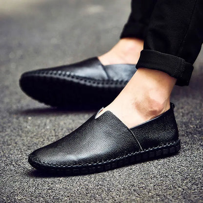 Elegante, atmungsaktive Loafers aus Leder
